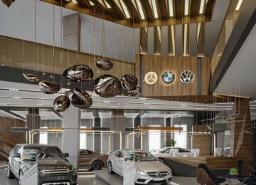 Thiết kế showroom oto xe máy