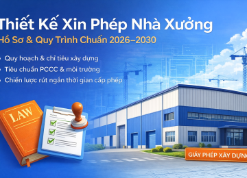 Thiết kế xin phép nhà xưởng