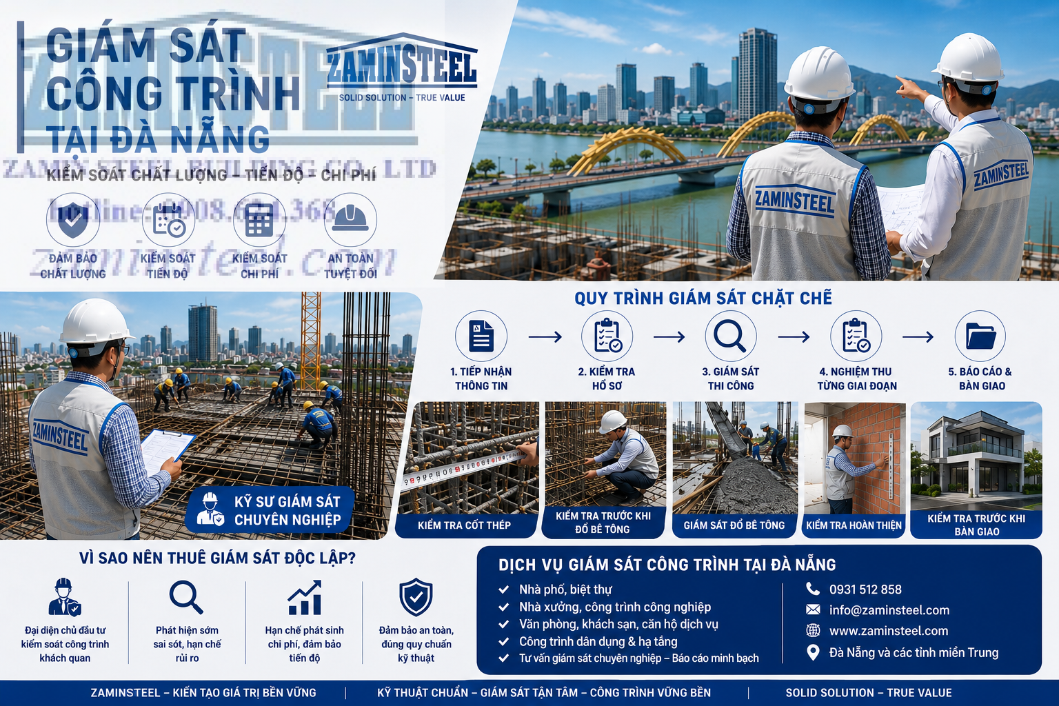 Kỹ sư giám sát công trình tại Đà Nẵng kiểm tra bản vẽ và chất lượng thi công Kỹ sư giám sát công trình tại Đà Nẵng kiểm tra bản vẽ và chất lượng thi công