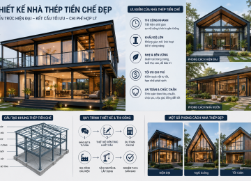 Thiết kế nhà thép tiền chế đẹp